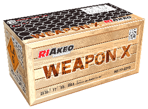 Riakeno Weapon X vuurwerk kopen in België